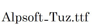 Alpsoft-Tuz.ttf