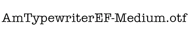 AmTypewriterEF-Medium.otf