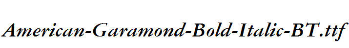 American-Garamond-Bold-Italic-BT.ttf