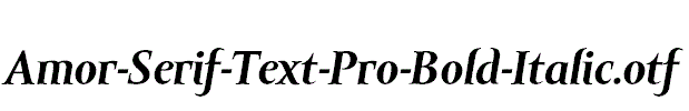 Amor-Serif-Text-Pro-Bold-Italic.otf