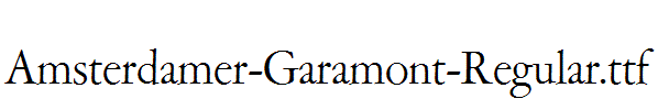 Amsterdamer-Garamont-Regular.ttf