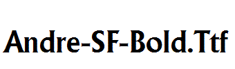 Andre-SF-Bold.Ttf