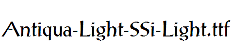 Antiqua-Light-SSi-Light.ttf