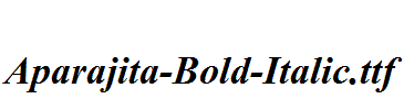 Aparajita-Bold-Italic.ttf