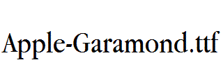 Apple-Garamond.ttf