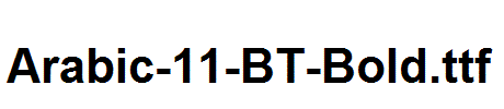 Arabic-11-BT-Bold.ttf