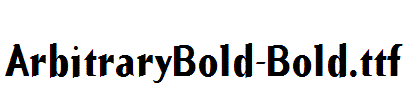 ArbitraryBold-Bold.ttf