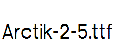 Arctik-2-5.ttf
