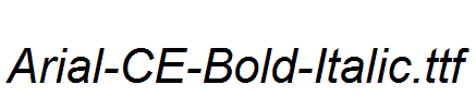 Arial-CE-Bold-Italic.ttf