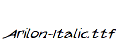 Arilon-Italic.ttf