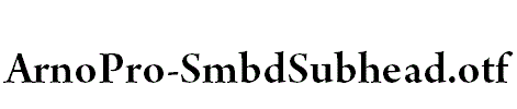 ArnoPro-SmbdSubhead.otf