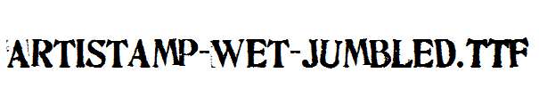 Artistamp-Wet-Jumbled.TTF