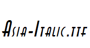 Asia-Italic.ttf