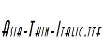 Asia-Thin-Italic.ttf