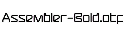 Assembler-Bold.otf