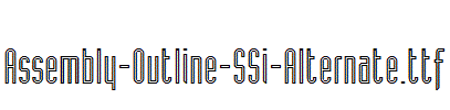 Assembly-Outline-SSi-Alternate.ttf