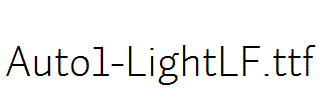 Auto1-LightLF.ttf