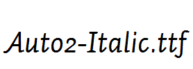 Auto2-Italic.ttf