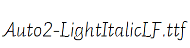 Auto2-LightItalicLF.ttf