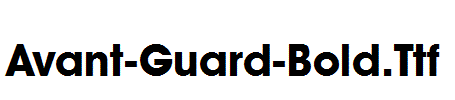 Avant-Guard-Bold.Ttf