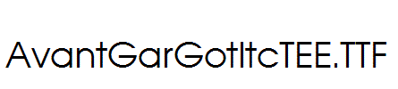 AvantGarGotItcTEE.TTF