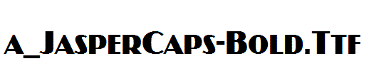 a_JasperCaps-Bold.Ttf