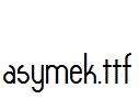 asymek.ttf