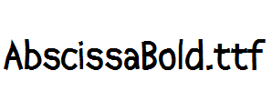 AbscissaBold.ttf