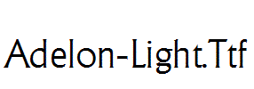 Adelon-Light.Ttf