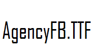 AgencyFB.TTF