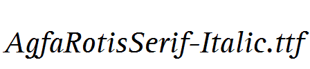 AgfaRotisSerif-Italic.ttf