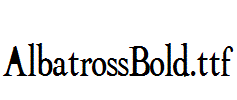 AlbatrossBold.ttf