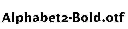 Alphabet2-Bold.otf