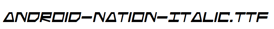 Android-Nation-Italic.ttf