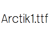 Arctik1.ttf