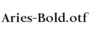 Aries-Bold.otf