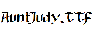 AuntJudy.TTF