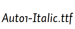 Auto1-Italic.ttf