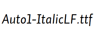 Auto1-ItalicLF.ttf