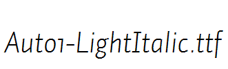 Auto1-LightItalic.ttf