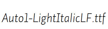 Auto1-LightItalicLF.ttf