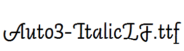 Auto3-ItalicLF.ttf