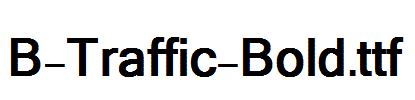B-Traffic-Bold.ttf