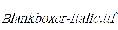 Blankboxer-Italic.ttf