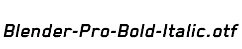 Blender-Pro-Bold-Italic.otf