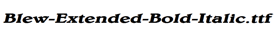 Blew-Extended-Bold-Italic.ttf
