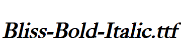 Bliss-Bold-Italic.ttf
