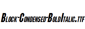 Block-Condensed-BoldItalic.ttf