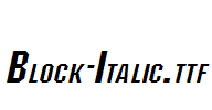 Block-Italic.ttf