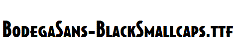 BodegaSans-BlackSmallcaps.otf